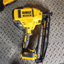 HOUSTON LOCATION - AS-IS (APPEARS LIKE NEW) DeWalt DCN660D1 20V 16 Gauge Cordless Angled Finish Nailer Kit W/ 2Ah Battery