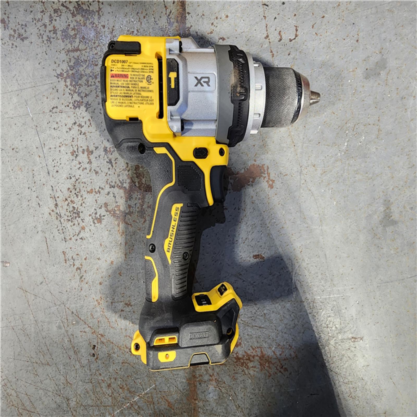 HOUSTON LOCATION - AS-IS DEWALT 20V XR Lithium-Ion Cordless Hammer Drill Kit with 8.0 Ah Battery, Charger and Kit Bag