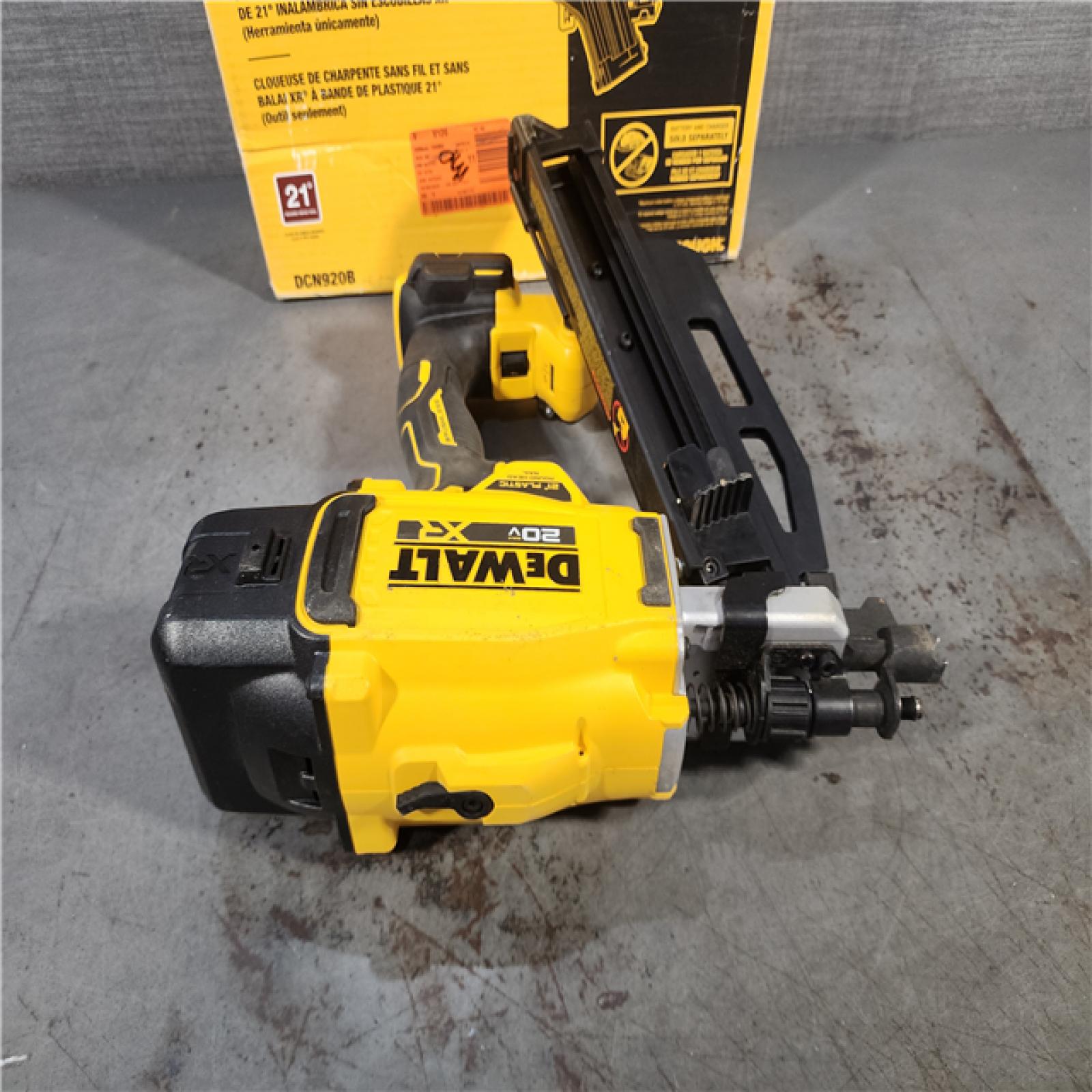 HOUSTON LOCATION - AS-IS DEWALT 20-Volt 21Â° Cordless Framing Nailer (Tool-Only)