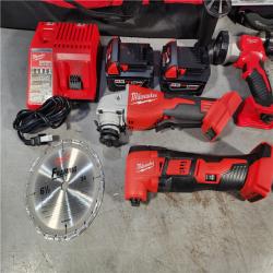 HOUSTON LOCATION - AS-IS (APPEARS LIKE NEW) M18 18-Volt Lithium-Ion Cordless Combo Kit (9-Tool) with (2) Batteries, Charger, and Tool Bag