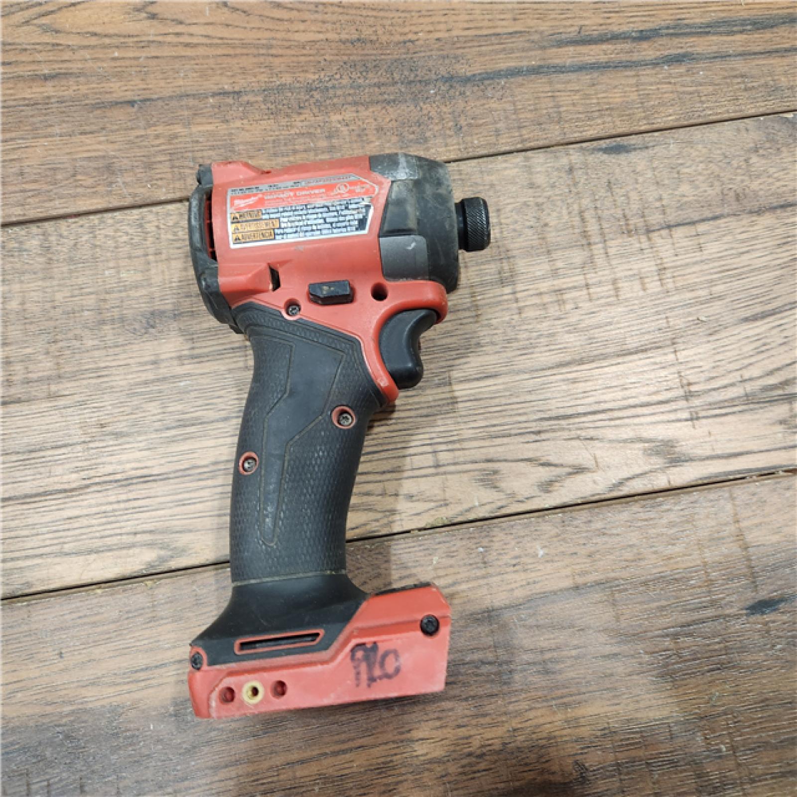 AS-IS Milwaukee 2953-20 18V Lithium-Ion Brushless Cordless 1/4   Hex Impact Driver Bare Tool  Red