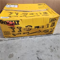 Houston location AS-IS DEWALT 20-Volt Max Lithium-Ion 10-Tool Cordless Combo Kit with Two 2.0 Ah Batteries, Charger and 2 Bags