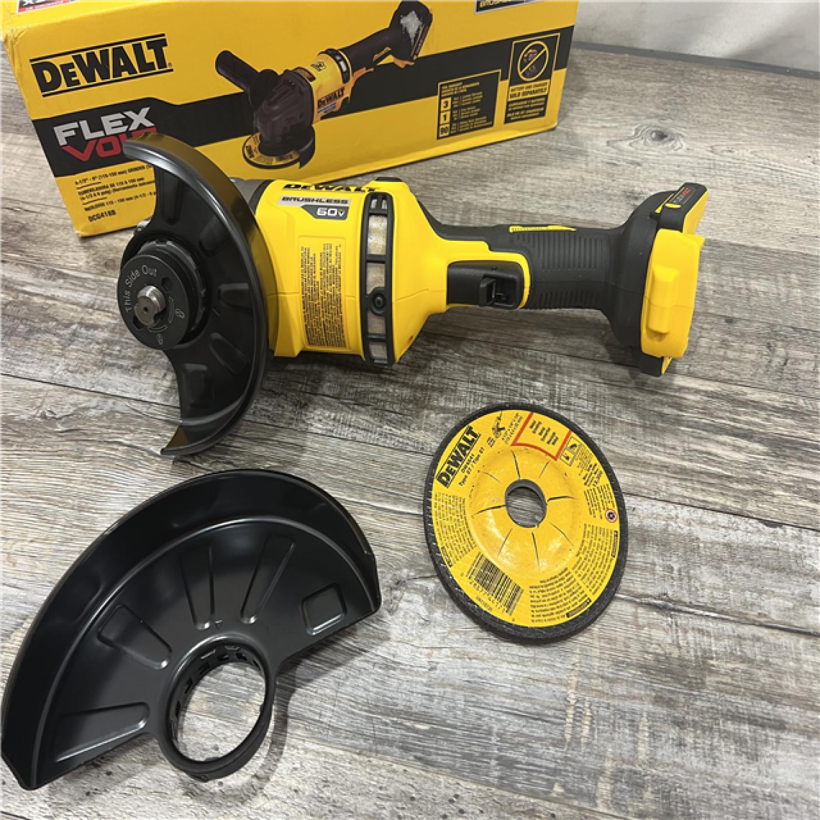 AS-IS DeWalt FLEXVOLT 60V MAX Cordless Grinder  4.5 - 6   9000 RPM  1 EA (115-DCG418B)