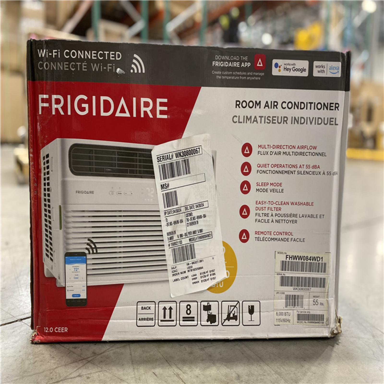 DALLAS LOCATION - Frigidaire 8,000 DOE BTU 115-Volt Window Air Conditioner