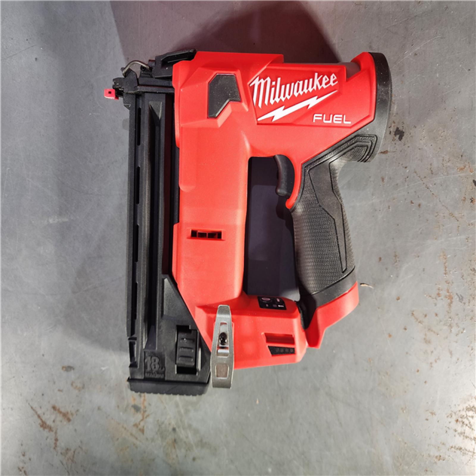 HOUSTON LOCATION - AS-IS (APPEARS LIKE NEW) M12 FUEL 12-Volt Lithium-Ion Brushless Cordless 18-Guage Compact Brad Nailer (Tool Only)