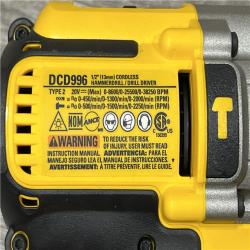 AS-IS DEWALT 20-Volt Lithium-Ion Cordless 3-Tool Combo Kit with FLEXVOLT 9 Ah and 20V 6 Ah Batteries and Charger