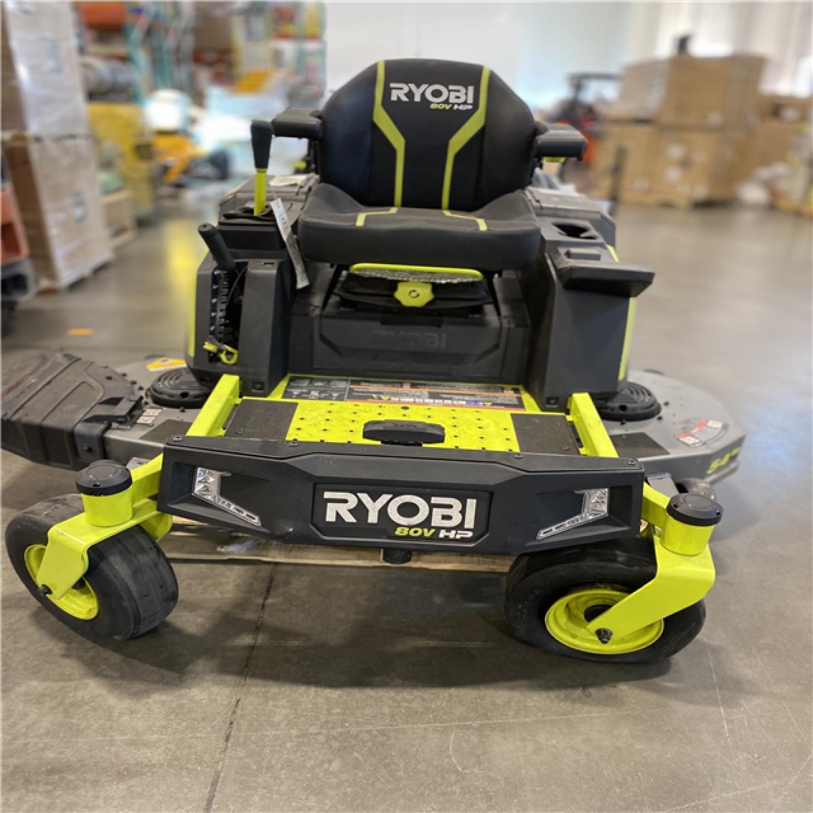 DALLAS LOCATION - RYOBI 80V HP Brushless 54 in. Battery Electric Cordless Zero Turn Riding Mower