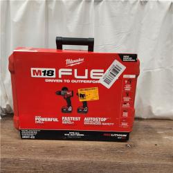 AS-IS Milwaukee 2697-22 M18 18-Volt 1/2-Inch 2-Tool Combo Kit Includes Charger, Battery (2) and Bag