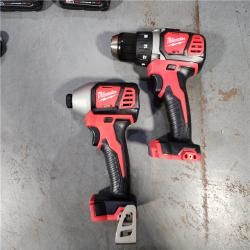 HOUSTON LOCATION - AS-IS (APPEARS LIKE NEW) Milwaukee M18 18V Cordless Brushed 2 Tool Drill/Driver and Impact Driver Kit