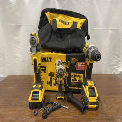 AS-IS DEWALT 20-Volt Lithium-Ion Cordless 3-Tool Combo Kit with FLEXVOLT 9 Ah and 20V 6 Ah Batteries and Charger