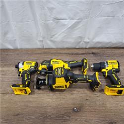 AS-IS DEWALT 20V MAX* XR 4-Tool Combo Kit