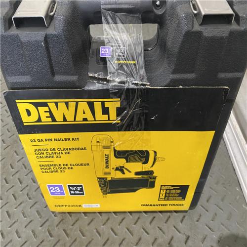 Houston location AS-IS Dewalt-DWFP2350K 23 GA Pin Nailer