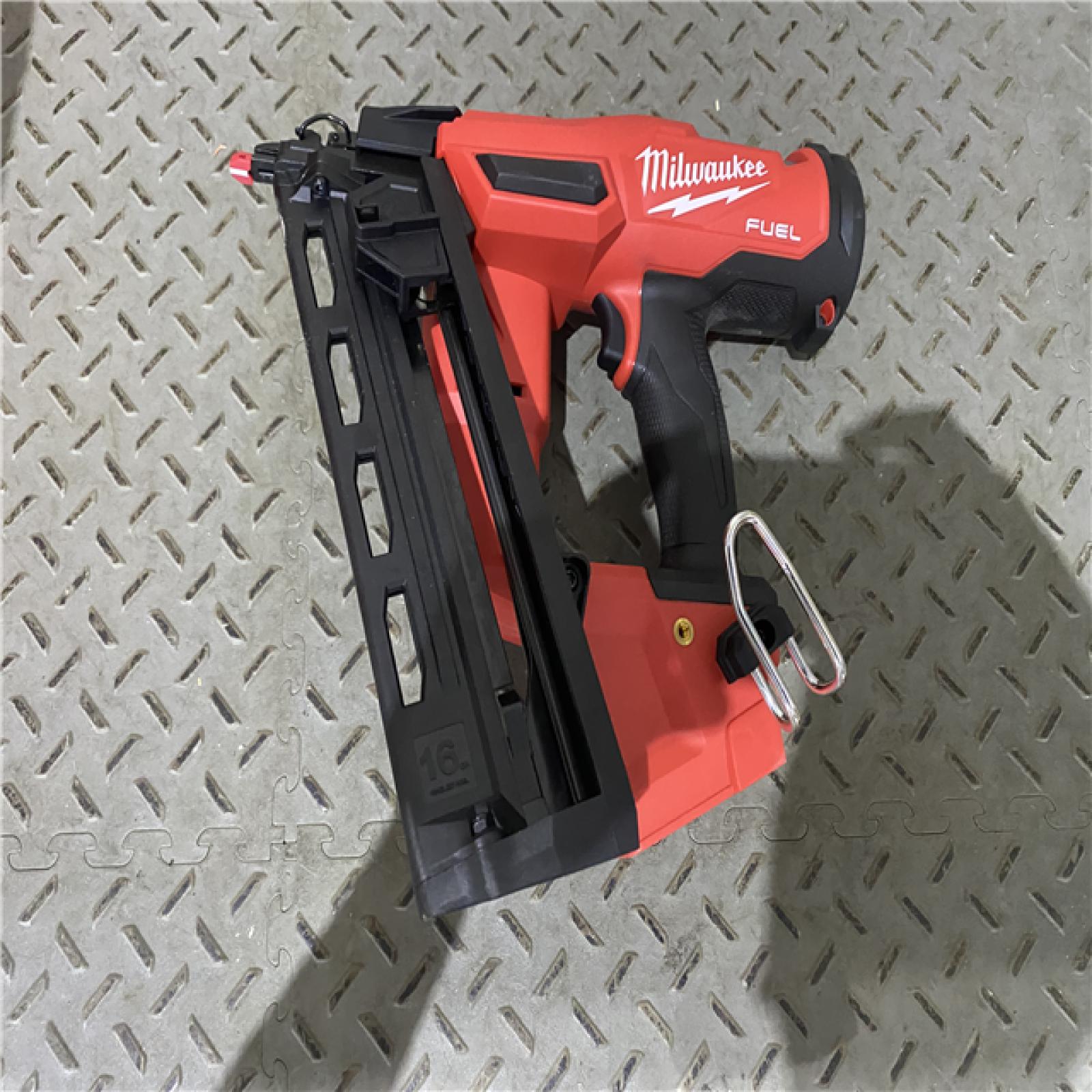 Houston location AS-IS Milwaukee 2841-20 18V Cordless Gen II 16 Gauge Angled Finish Nailer (Tool Only)