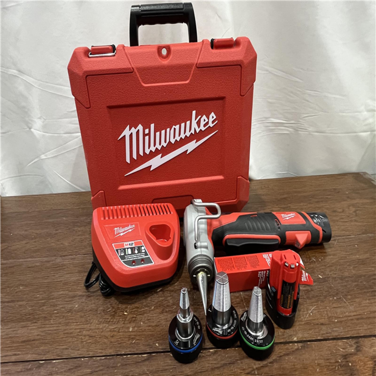 AS-ISM12 12-Volt Lithium-Ion Cordless PEX Expansion Tool Kit with (2) 1.5 Ah Batteries, (3) Expansion Heads and Hard Case