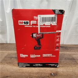AS-IS M18 FUEL 18V Lithium-Ion Brushless Cordless 1/2 in. Impact Wrench W/Friction Ring Kit W/One 5.0 Ah Battery and Bag