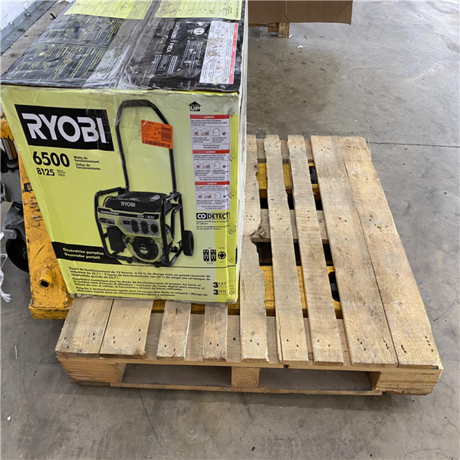 Houston Location - AS-IS Ryobi 6,500 Running Watt 8,125 Starting Watt Gasoline Powered Generator