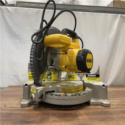 AS-IS DeWalt 15 Amps Corded 10 in. Single Bevel Compound Miter Saw