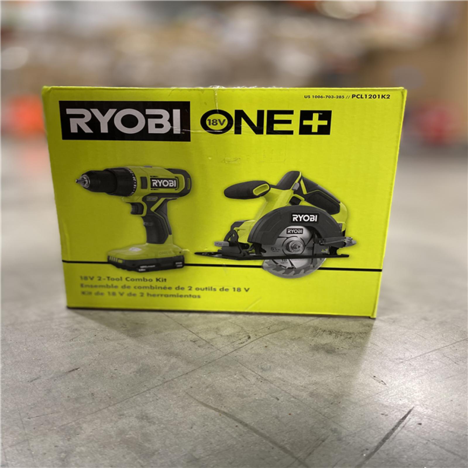 Ryobi drill circular discount saw combo kit