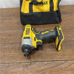 AS-ISDEWALT ATOMIC 20V MAX* Brushless Cordless Compact 1/4 in. Impact Driver Kit