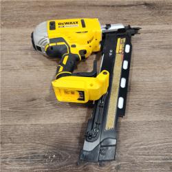 AS-IS DeWalt 20V MAX Collated Cordless Framing Nailer Tool Kit with Rafter Hook