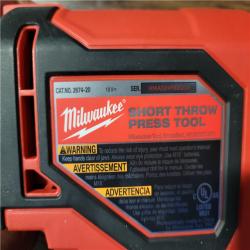 CALIFORNIA AS-IS MILWAUKEE M18 SHORT THROW PRESS TOOL