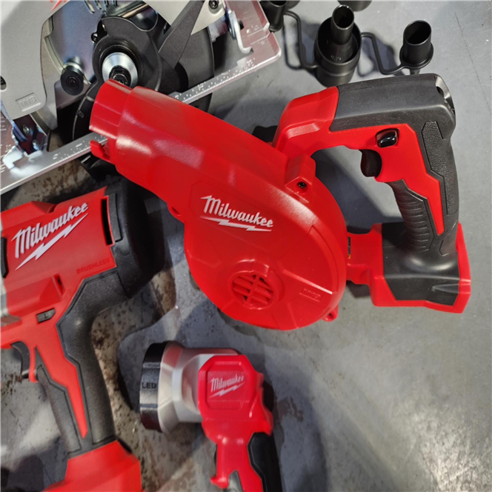 HOUSTON LOCATION - AS-IS (APPEARS LIKE NEW) M18 18-Volt Lithium-Ion Cordless Combo Kit 9-Tool with 2-Batteries, Charger and Tool Bag