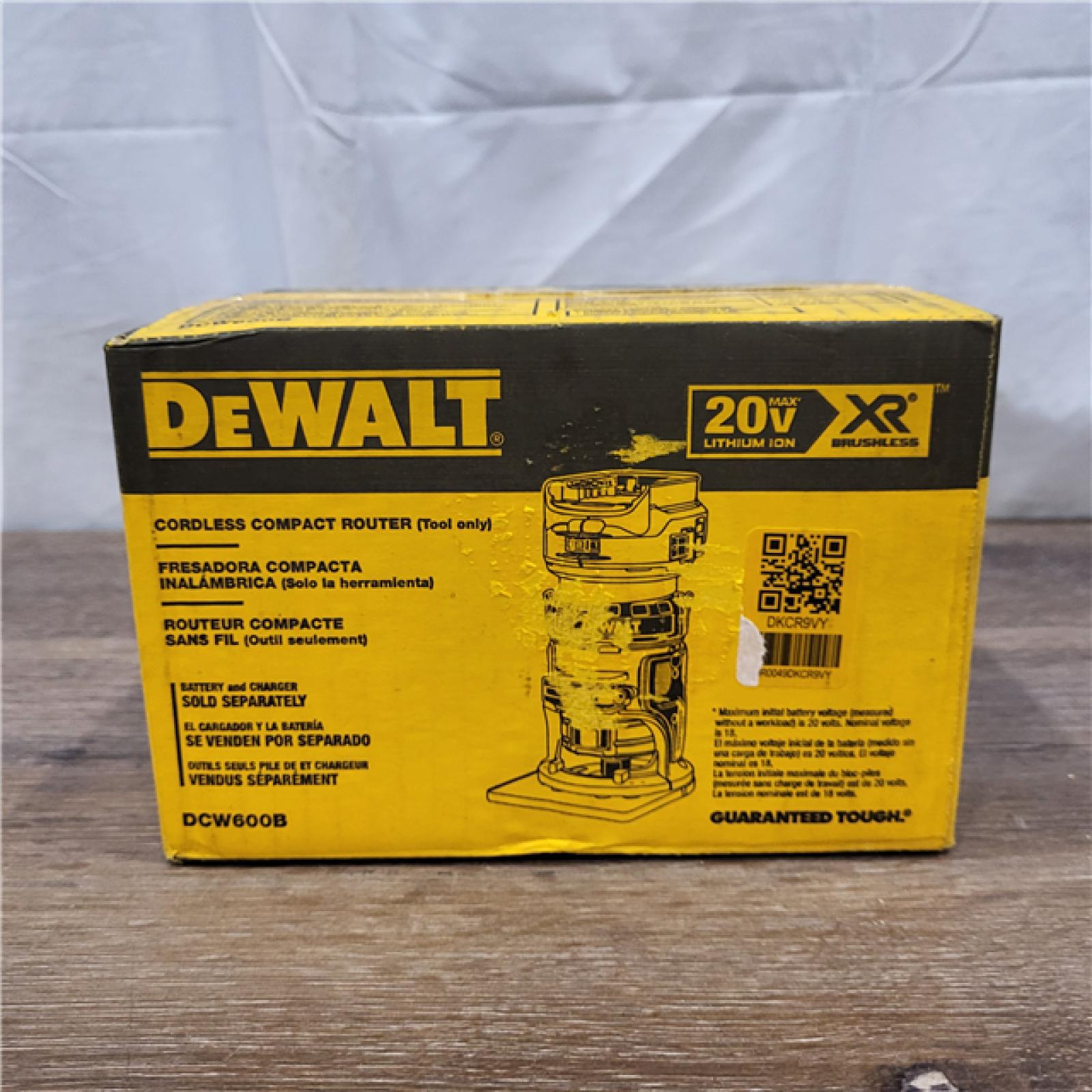 AS-IS Dewalt 20V MAX XR Brushless Cordless Compact Router (Tool Only)