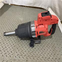 Houston location AS-IS Milwaukee 2869-20 M18 FUEL 18V Lithium-Ion Brushless Cordless 1 in. Impact Wrench Extended Reach D-Handle (Tool-Only)