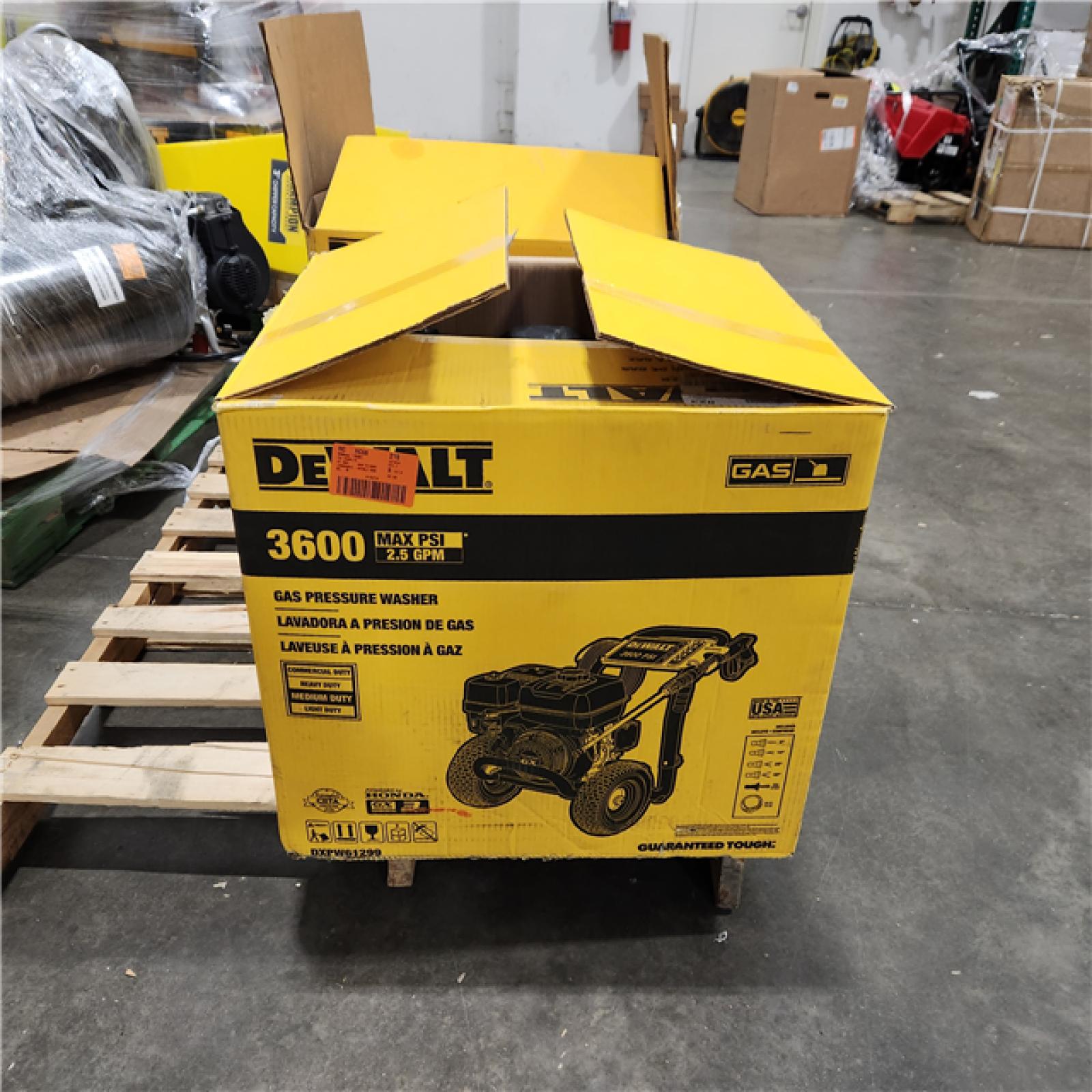 Dallas Location - As-Is DeWalt DXPW61299 3600 PSI Gas Pressure Washer (Lot Of 2)