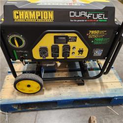 Dallas Location - As-Is Champion 6250-Watt Dual Fuel Portable Generator