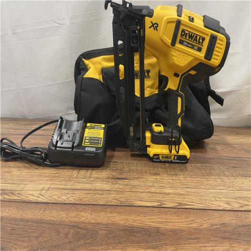 AS-IS DEWALT 20V MAX XR Lithium-Ion 18-Gauge Electric Cordless Brad Nailer Kit