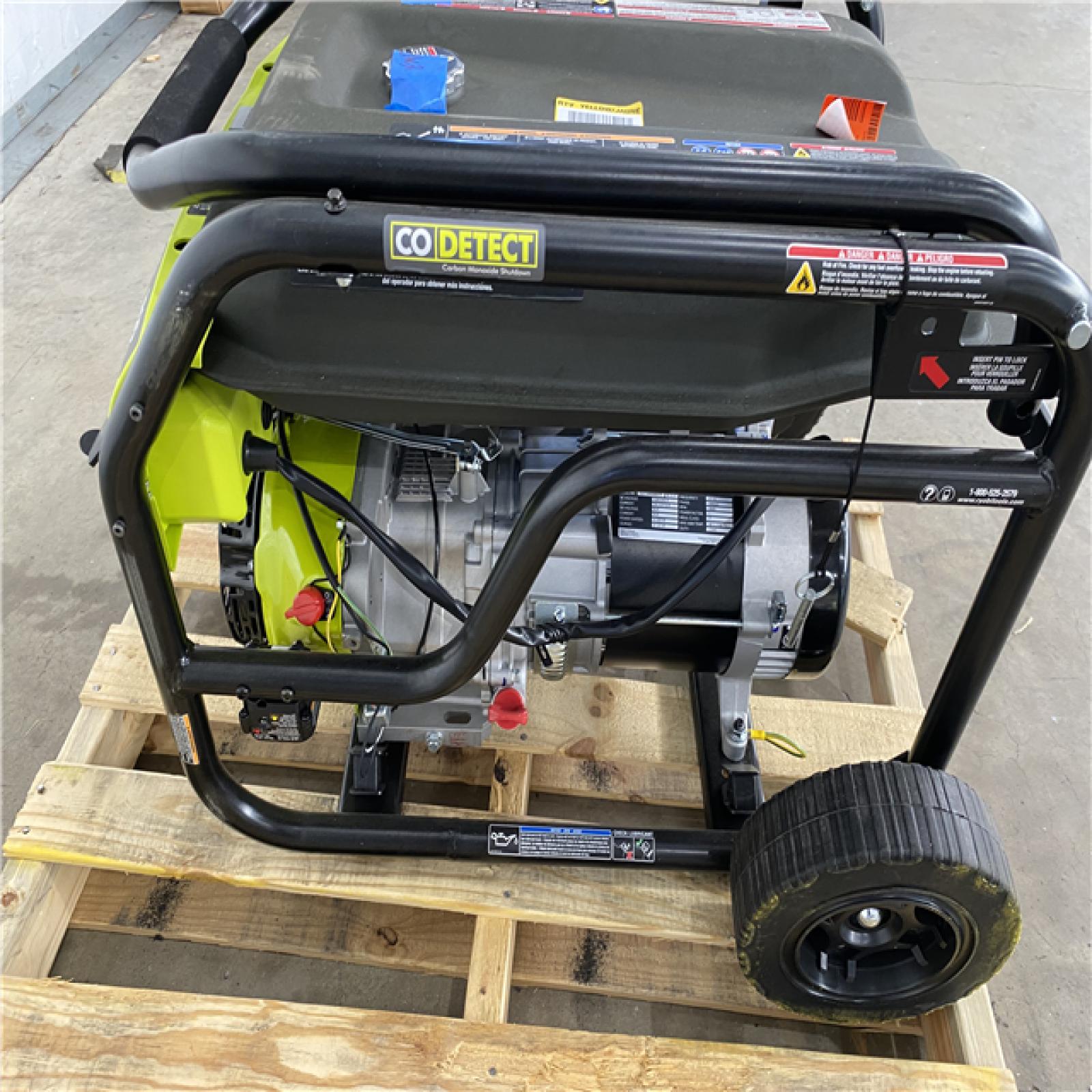 Houston Location - AS-IS Ryobi Easy Start 6,500 Running Watts 8,125 Starting Watts Generator