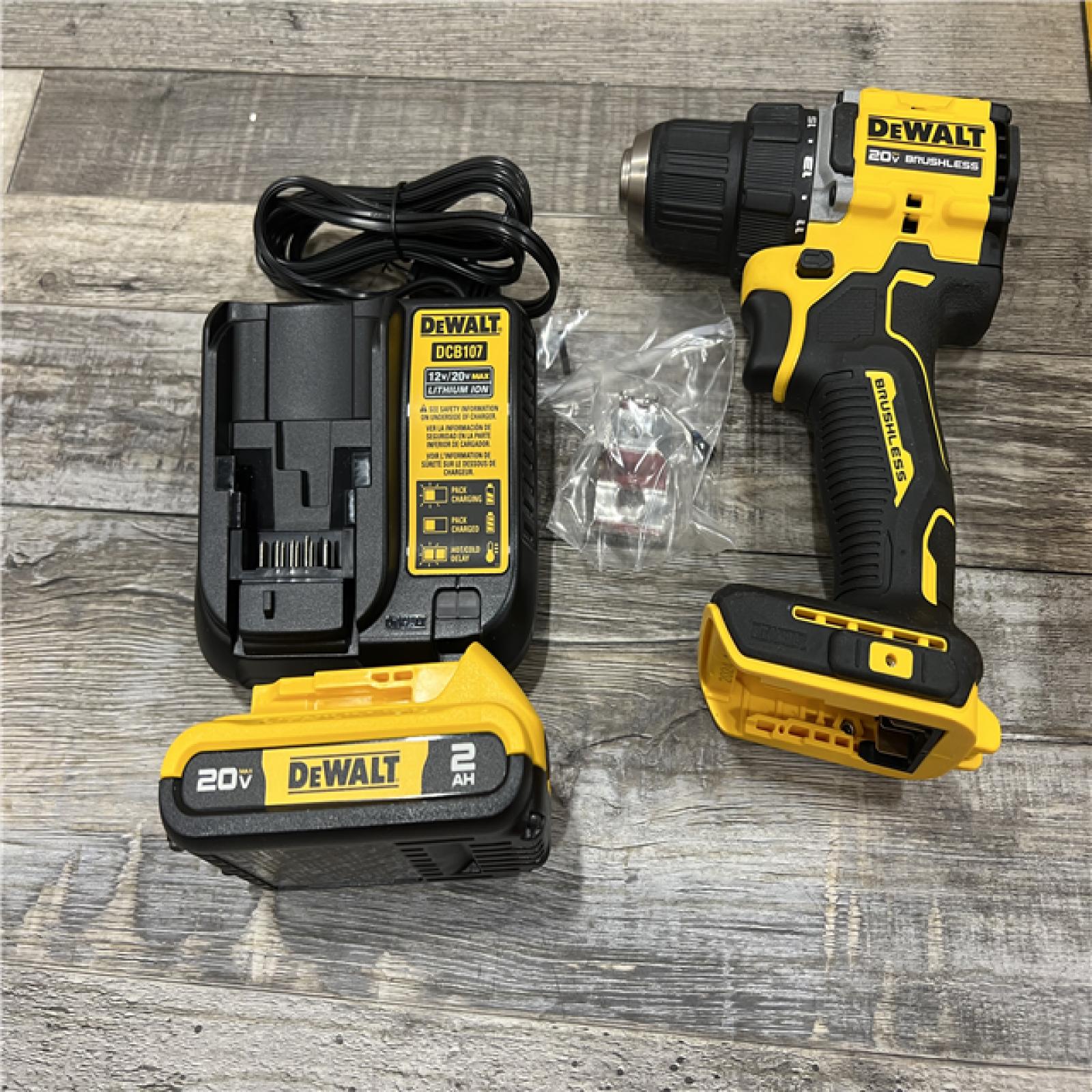 AS-IS DeWalt ATOMIC COMPACT SERIESâ„¢ 20V MAX* Brushless Cordless 1/2 in. Drill/Driver