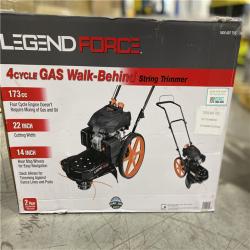 DALLAS LOCATION - Legend Force 22 in. 173 cc Gas Walk Behind String Trimmer/Mower