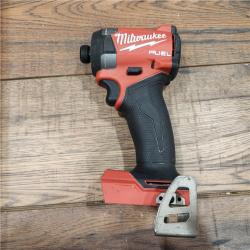 AS-IS Milwaukee 2953-20 18V Lithium-Ion Brushless Cordless 1/4   Hex Impact Driver Bare Tool  Red