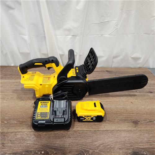 AS-IS Dewalt 7605686 12 in. 20V Battery Powered Chainsaw