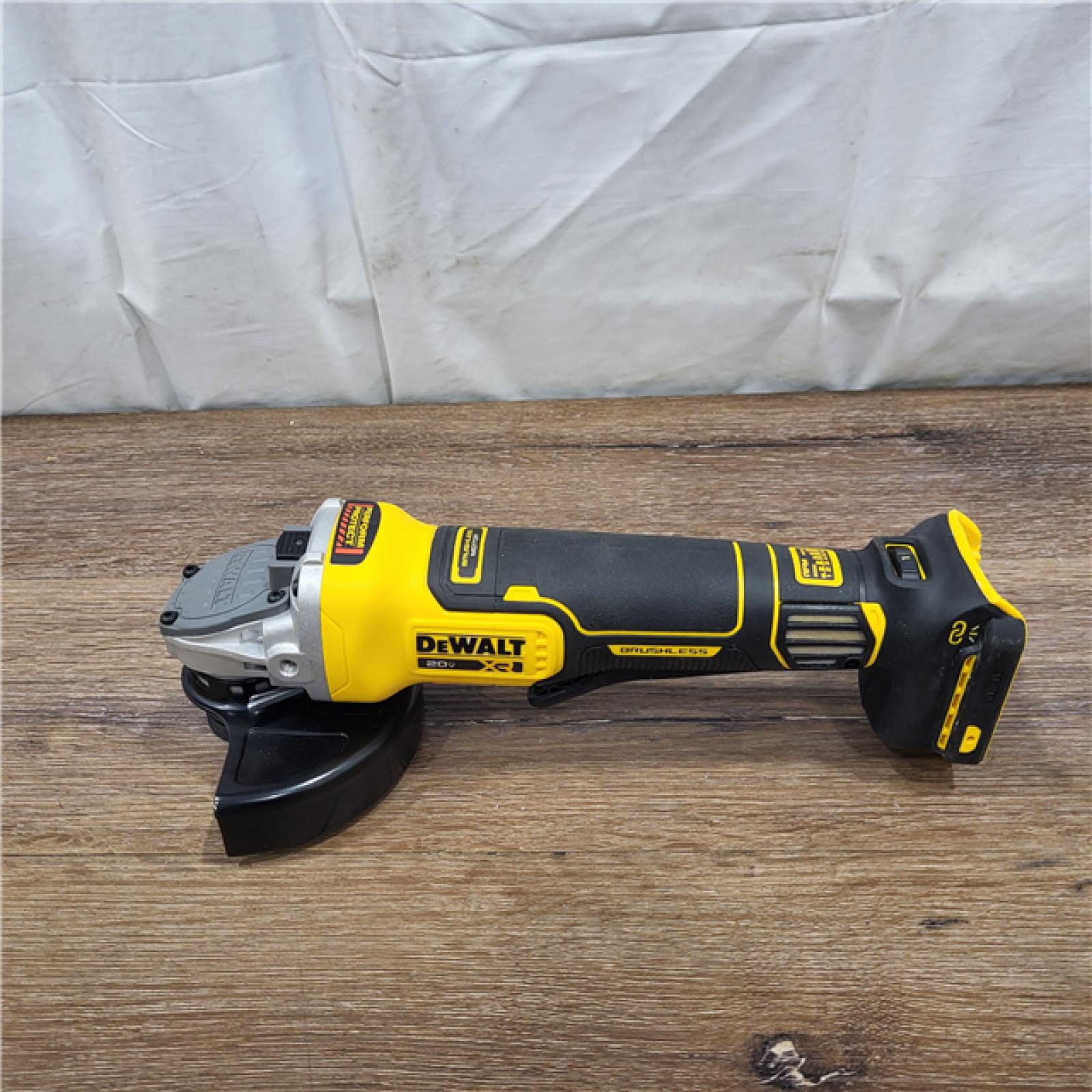 AS-IS 20V XR Cordless 4-1/2. in. to 5 in. Variable Speed Angle Grinder (Tool Only)