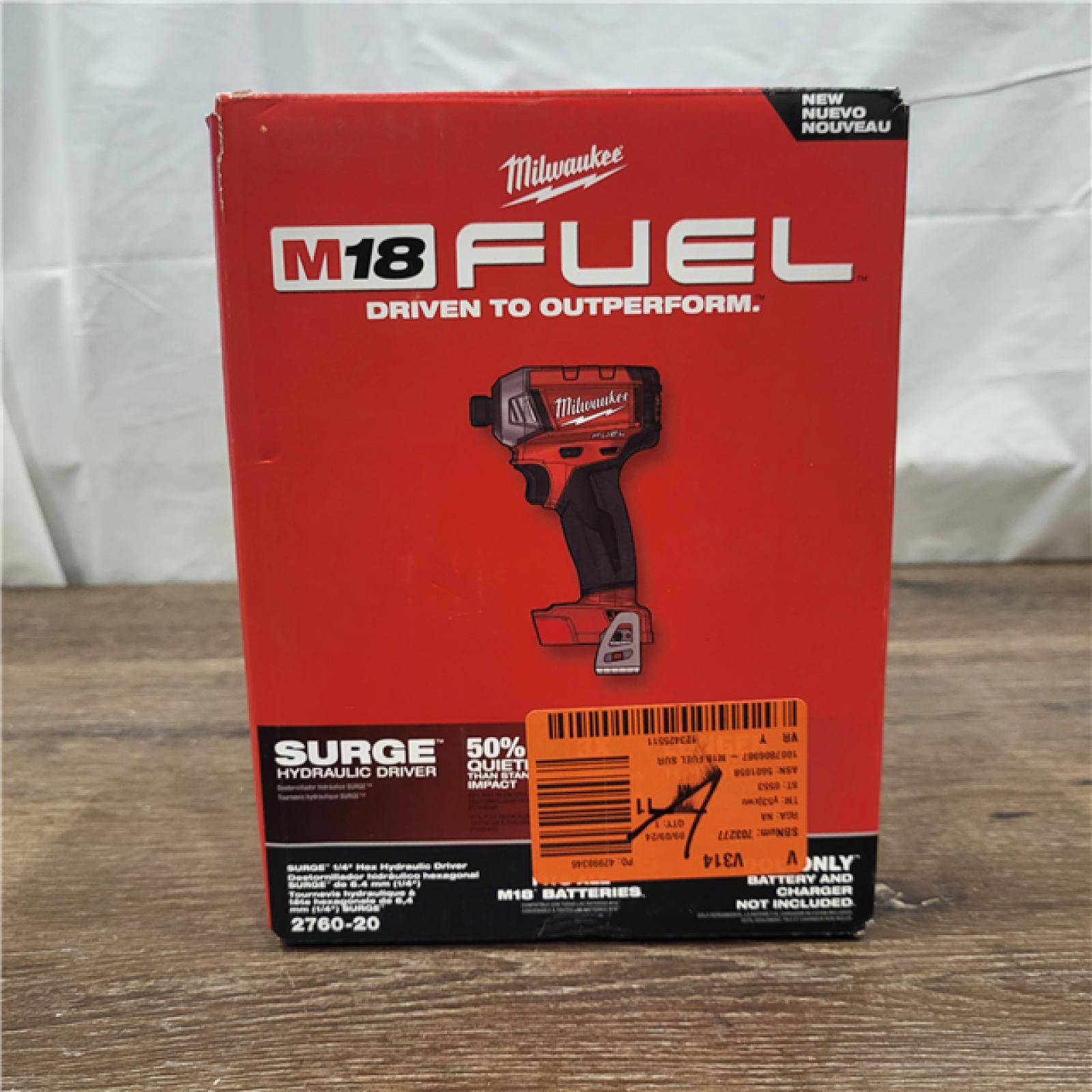 AS-IS Milwaukee 2760-20 - M18 Fuel Surge 18V Cordless Drill/Driver Bare Tool