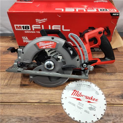 AS-IS Milwaukee 2830-20 Rear Handle Circular Saw M18 FUEL 7-1/4  Cordless Brushless Tool Only