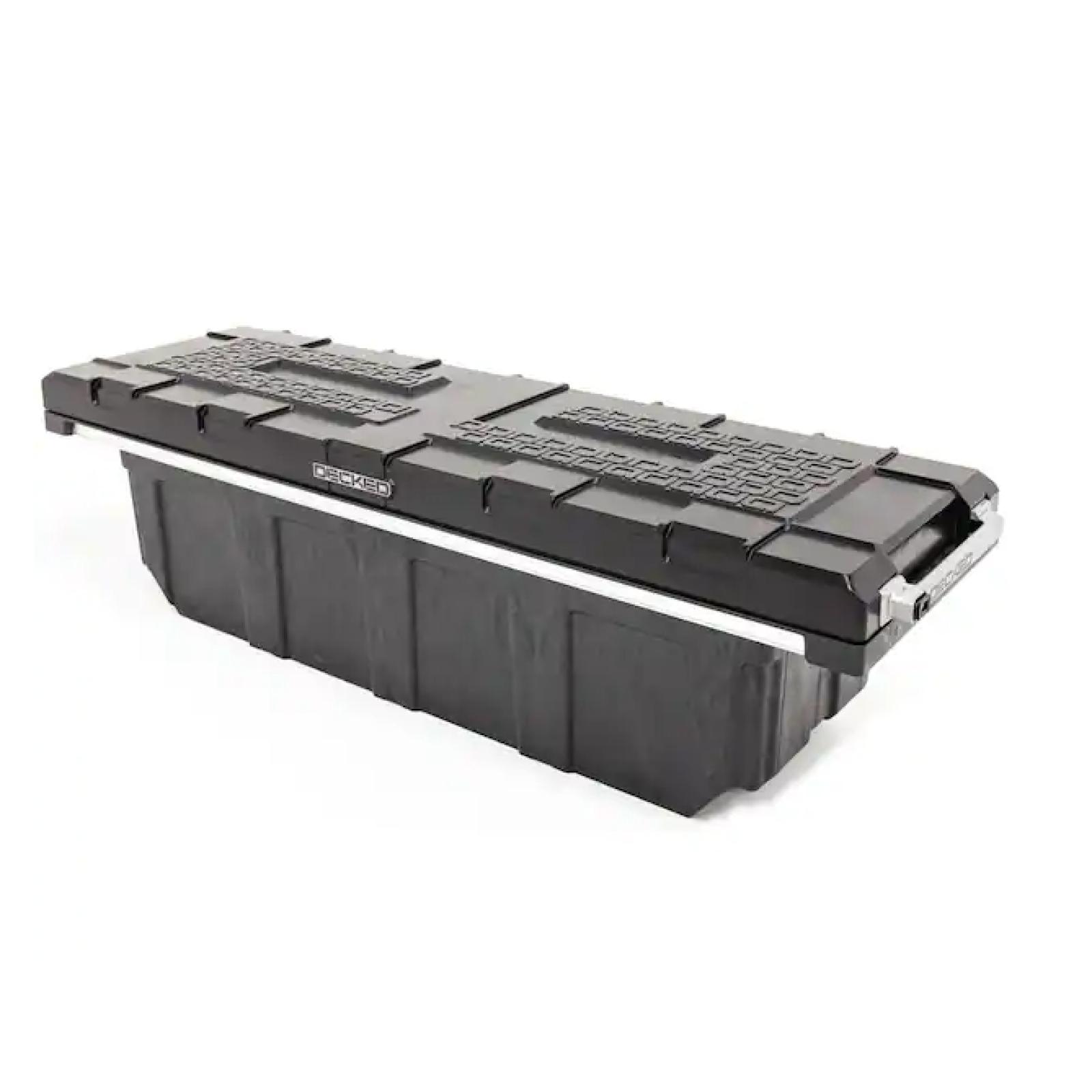 DALLAS LOCATION - DECKED 72.54 in. Matte Black HDP Full-Size Crossover Pickup Truck Tool Box with 20 in. Deep Tub