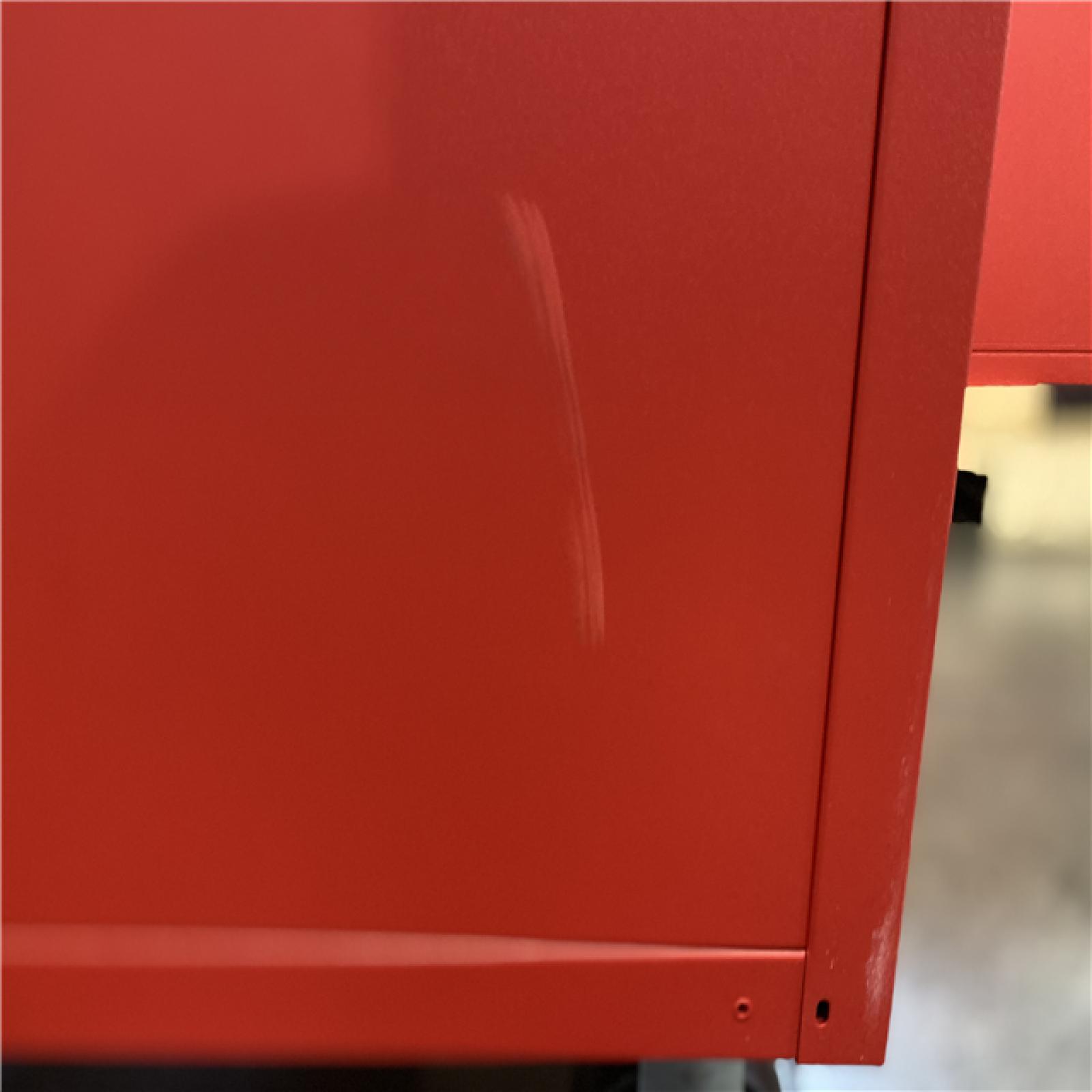 DALLAS LOCATION - Milwaukee Tool Storage 52 in. W Heavy Duty Red Mobile Workbench Cabinet