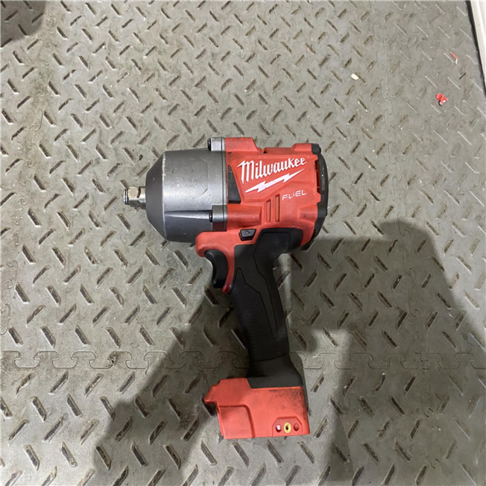 Houston location AS-IS MILWAUKEE M18 FUEL 18V Lithium-Ion Brushless Cordless 1/2 in. Impact Wrench with Friction Ring (Tool-Only)