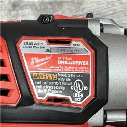 AS-IS Milwaukee M18 18V Cordless Brushed 2 Tool Drill/Driver and Impact Driver Kit