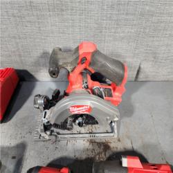 HOUSTON LOCATION - AS-IS Milwaukee 5 Tool Combo Kit W/ (2) Battery & Charger