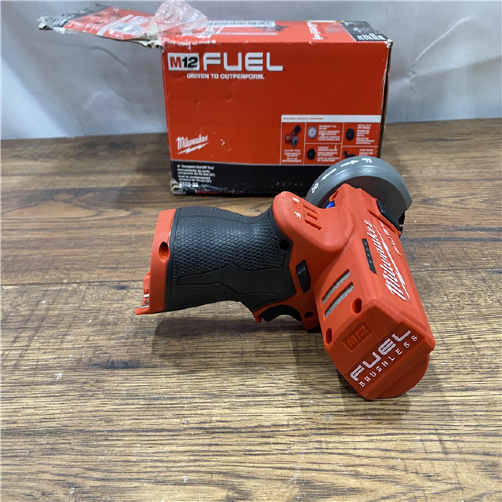 AS IS M12 FUEL 12V Lithium-Ion Brushless Cordless 3 in. Cut Off Saw (Tool-Only)