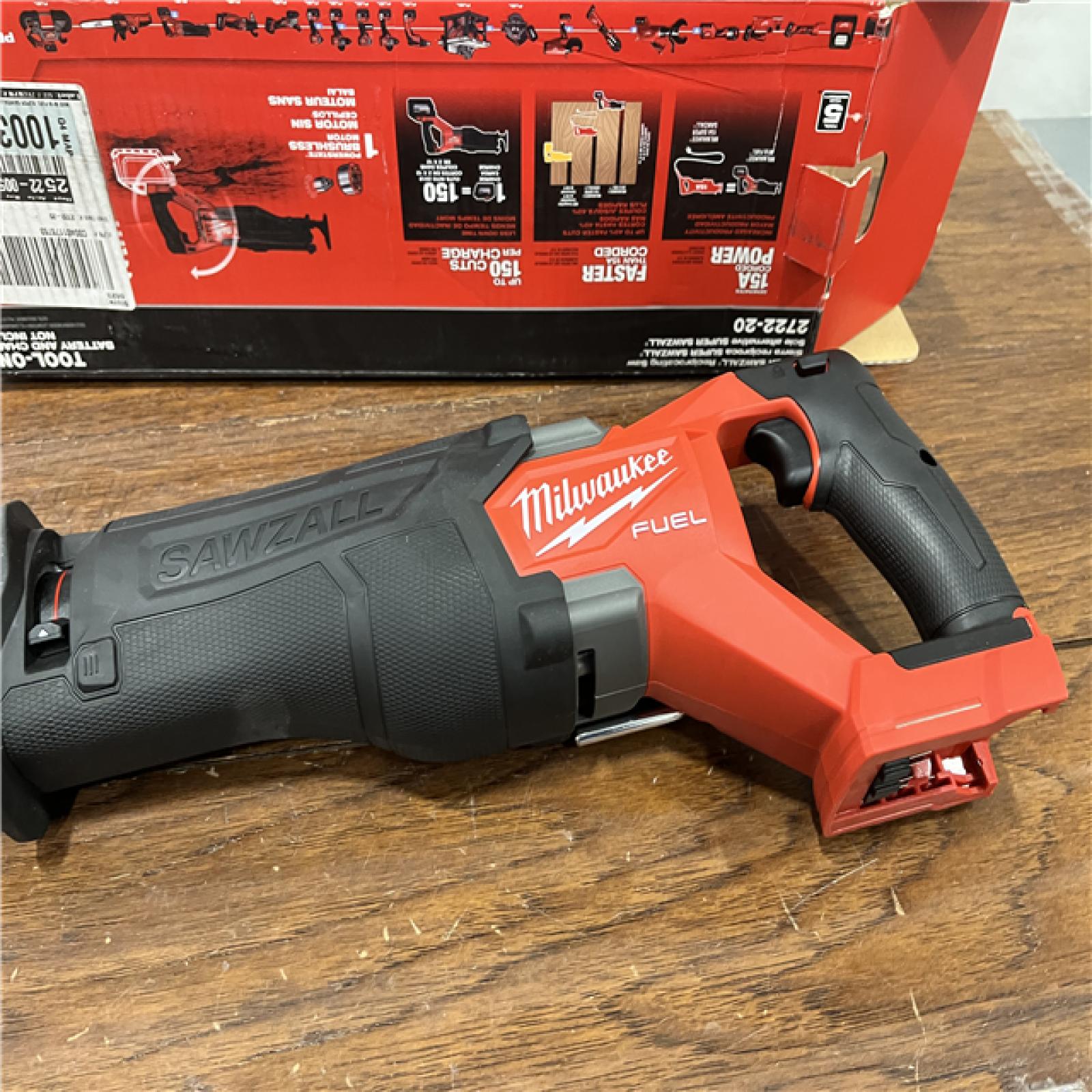 AS-ISMilwaukee M18 Fuel 18V Brushless Super Sawzall Reciprocating Saw 2722-20 (Bare Tool)