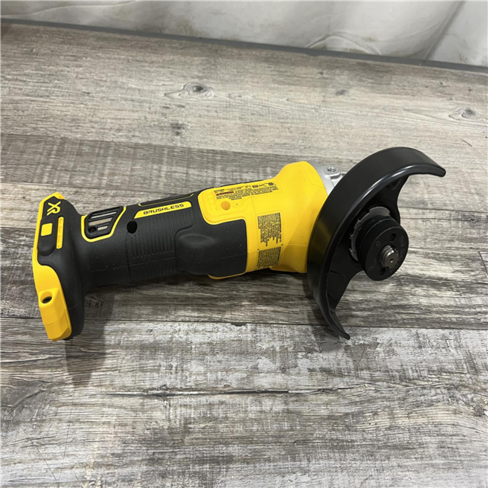 AS-IS DeWalt DCG405B 20V Max XR 4.5-Inch Slide Switch Small Angle Grinder (Tool Only)