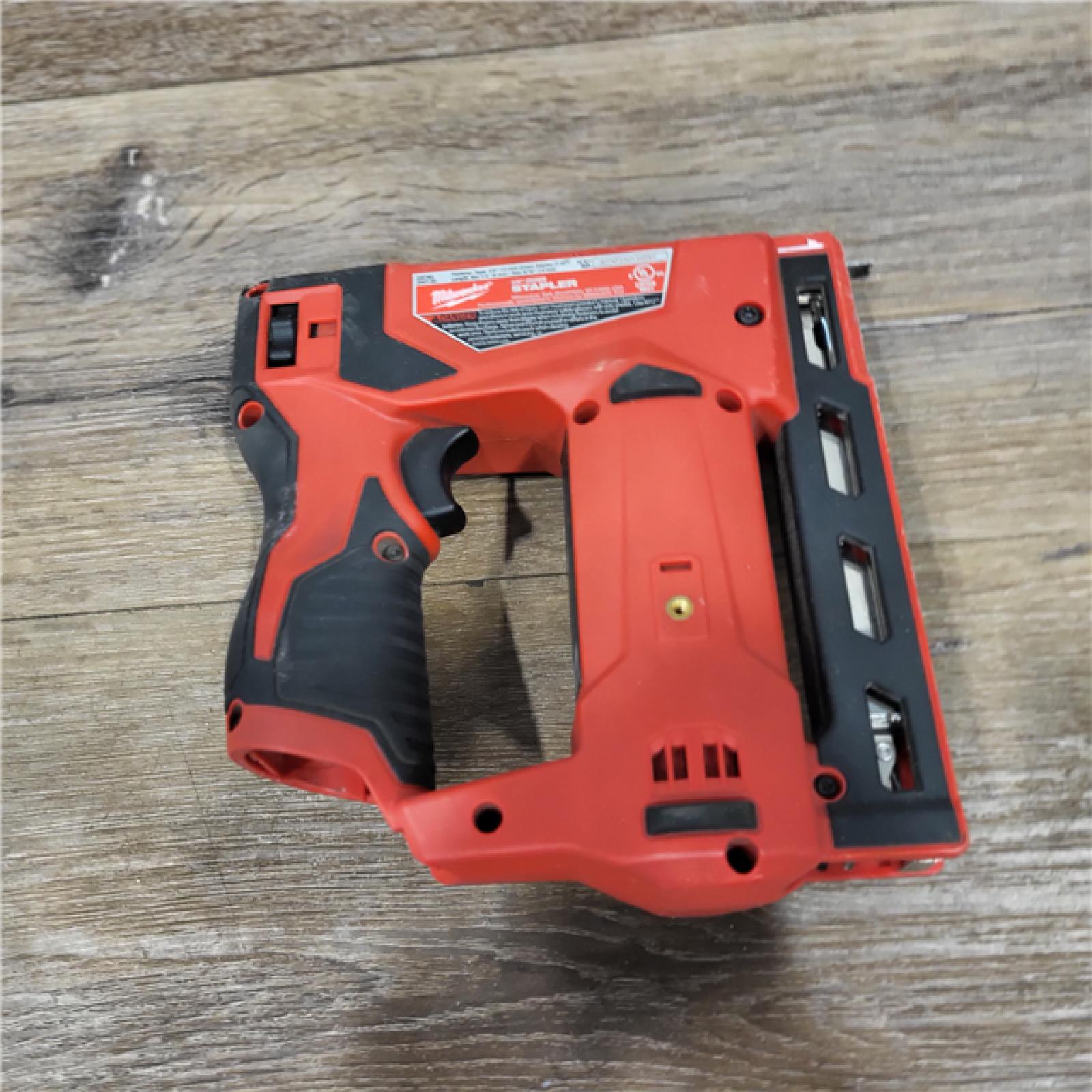 AS-IS Milwaukee Tool M12 3/8  Crown Stapler (Tool Only)