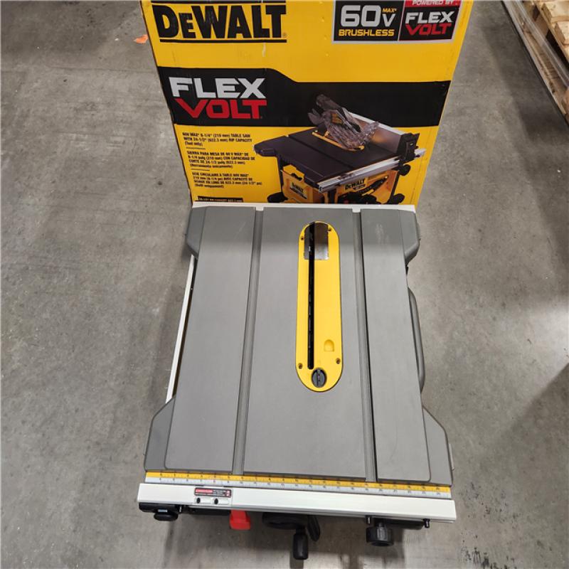 AS IS DEWALT FLEXVOLT 60V MAX Cordless Brushless 8 1 4 in. Table