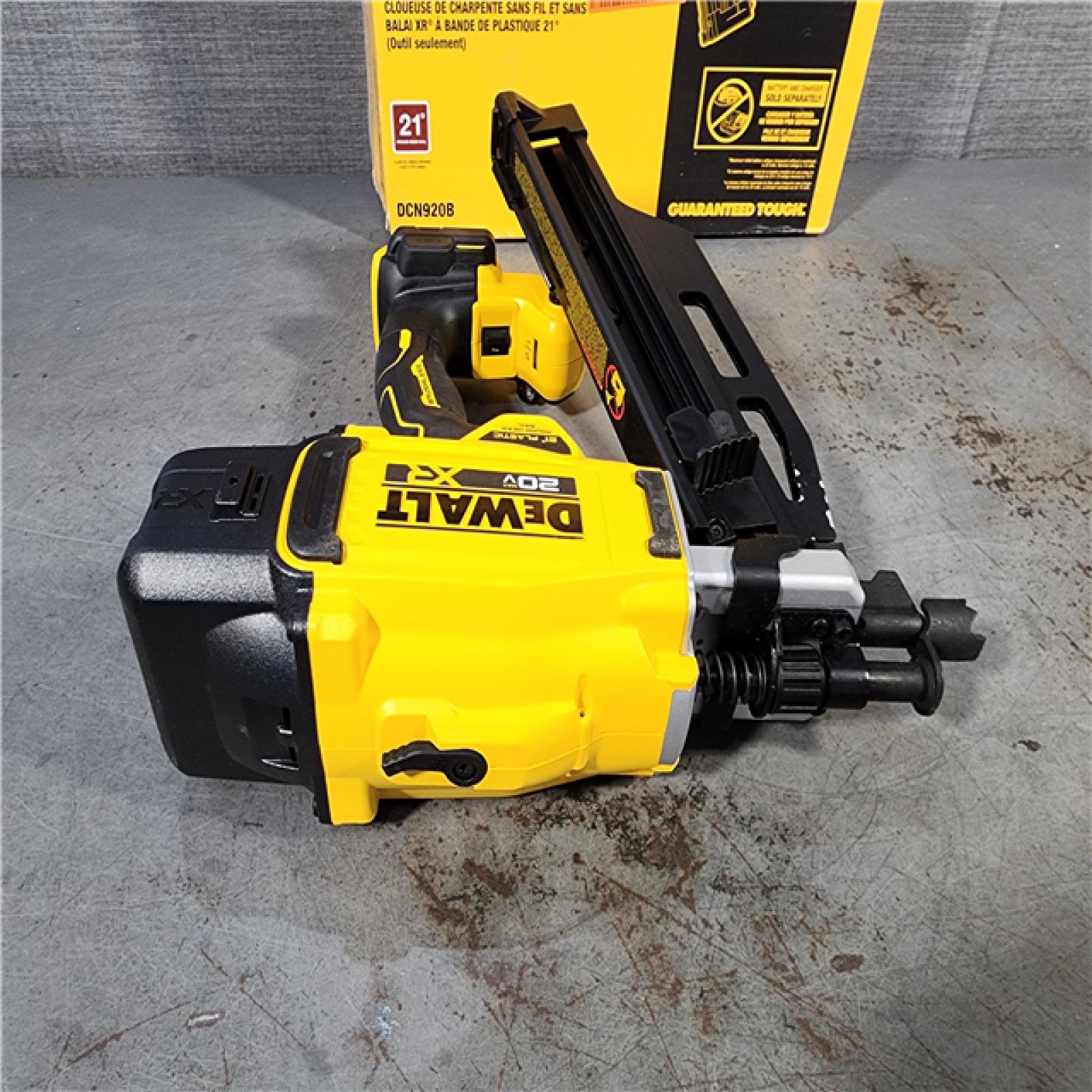 HOUSTON LOCATION - AS-IS DEWALT 20-Volt 21Â° Cordless Framing Nailer (Tool-Only)